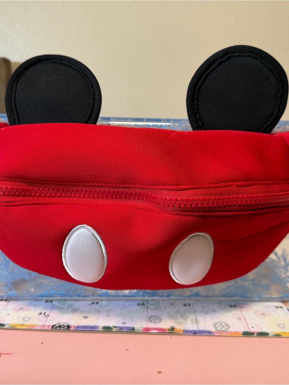 Disney Store Mickey Mouse Red Belt Bag